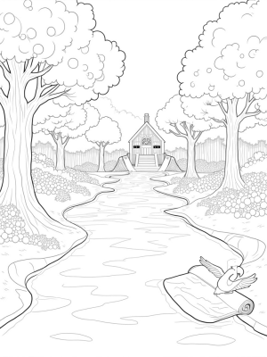 Fruitful Garden with the Ark and Doves