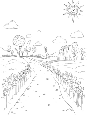 Giant Vegetables and a Carrot Barn