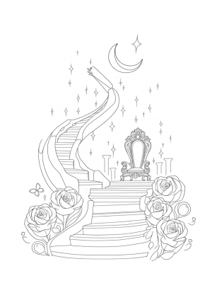 Crystal Staircase and Enchanted Garden