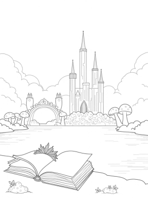 Crystal Castle Reflections and Enchanted Garden