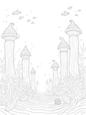 Underwater City of Dolphin Coral Towers