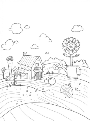 Giant Vegetables and Farm Fun