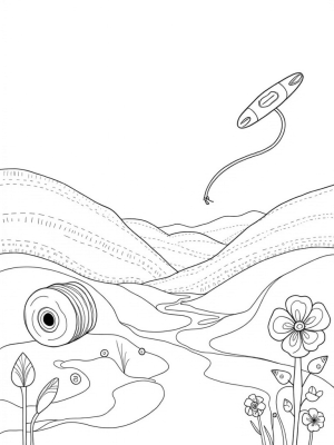 Patchwork Hills and Thread River