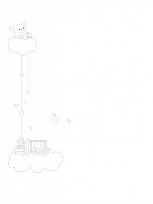 Floating Nursery with Toys and Butterflies