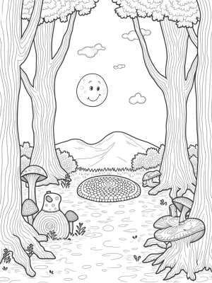 Giant Acorn Throne in the Twisted Forest