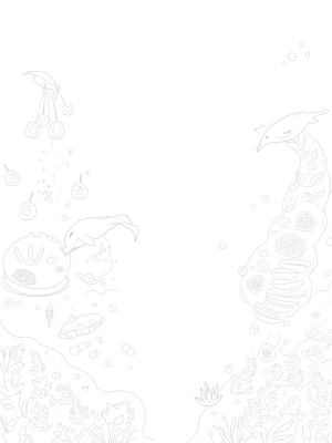 Underwater City with Dolphins and Glowing Seashells