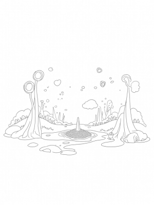 Boba Tea Garden Wonderland