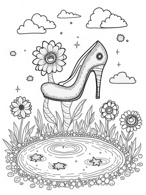 Giant Pink High-Heeled Shoe Treehouse