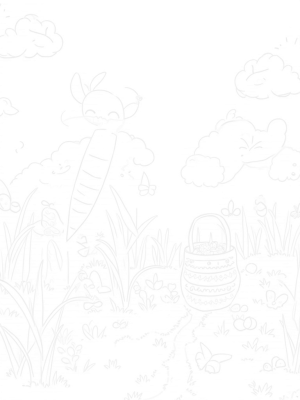 Garden of Colorful Eggs and Jellybeans