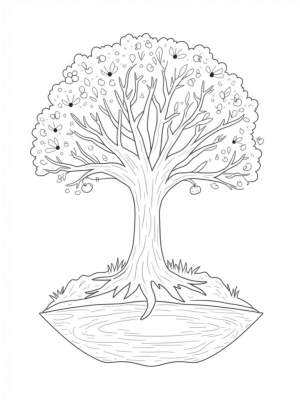 Seasonal Tree with Nature's Touch