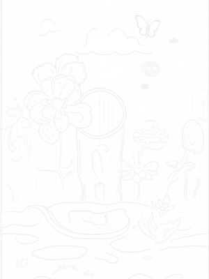 Oversized Flowers and a Sparkling Pond