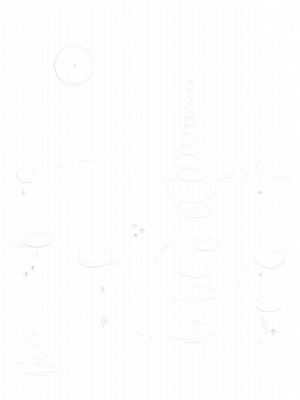 Cosmic Garden of Floating Circles