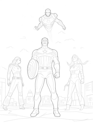 Avengers Assemble on the Rooftop