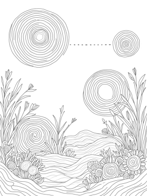 Cosmic Garden of Interlocking Circles