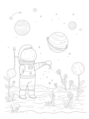 Cosmic Garden of Planets and Stars