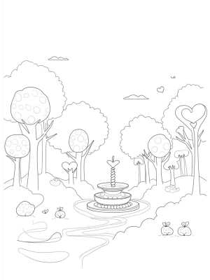 Boba Tea Garden with Tapioca Pearl Trees