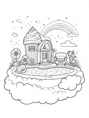 Dream House on a Cotton Candy Cloud