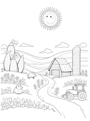 Giant Vegetables and a Milk River on the Farm