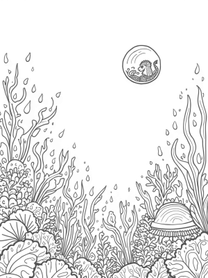 Underwater Garden with Musical Coral and Dancing Fish
