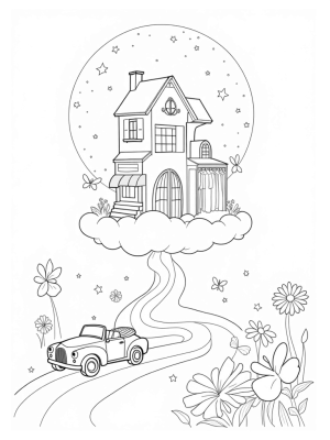 Dreamhouse in the Clouds with Fashion Closet