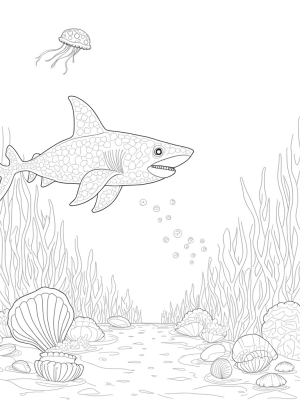 Coral Shark and Friends in an Underwater Wonderland