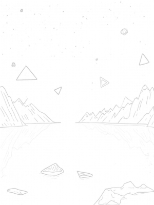 Cosmic Triangles Over a Tranquil Lake