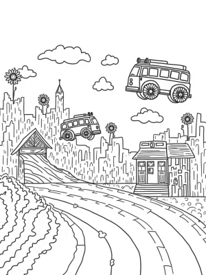 Floating Buses and Rainbow Roads