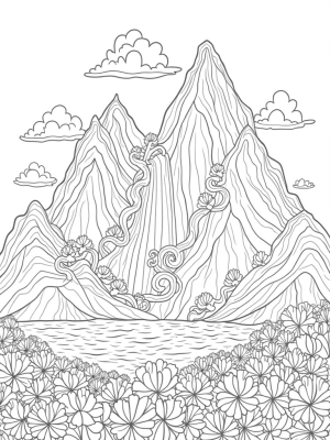 Intertwined Dragon Mountain Range