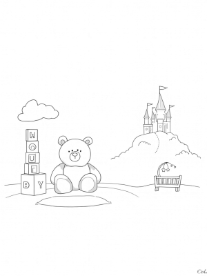 Oversized Toys Blooming in a Whimsical Nursery