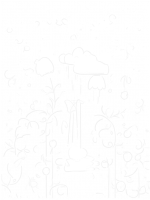 Giant Cupcake and Fruit Garden