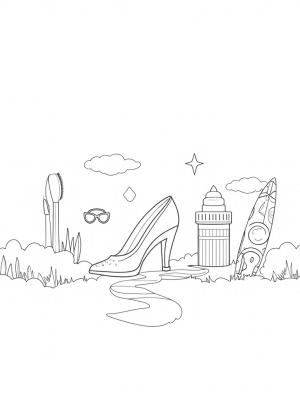 Fashion Wonderland with a High-Heeled Gazebo and Sweet Treats