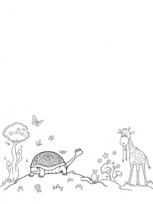 Giant Tortoise and Twisted Trees in a Magical Forest