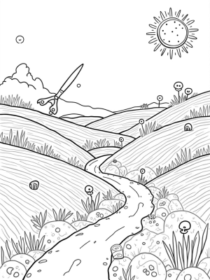 Yarn Hills and Scissors Sentinel