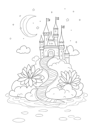 Floating Castle in the Clouds