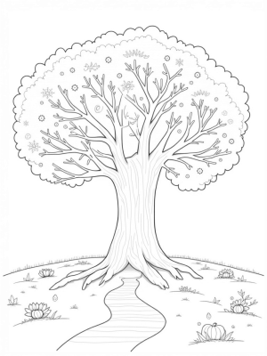 The Seasonal Clock Tree in a Meadow