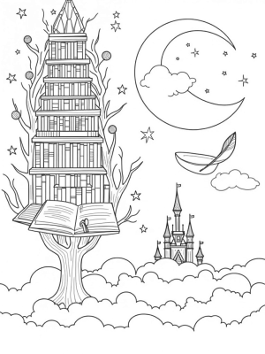 Floating Library in the Clouds