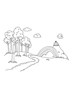 Boba Forest Wonderland with Tapioca Pearls and Sweet Tea