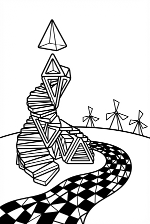 Triangular Staircase