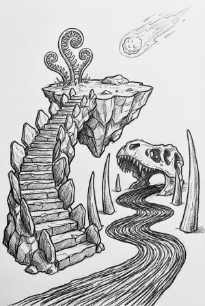 Stegosaurus Staircase