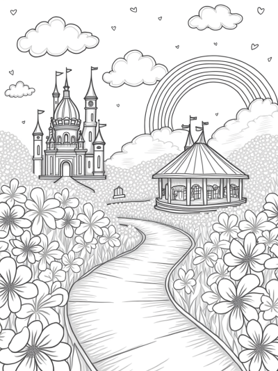 Dreamland with Candy Castle and High-Heeled Carousel