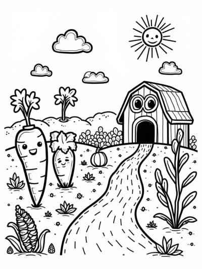 Giant Vegetables and a Barn Owl Barn