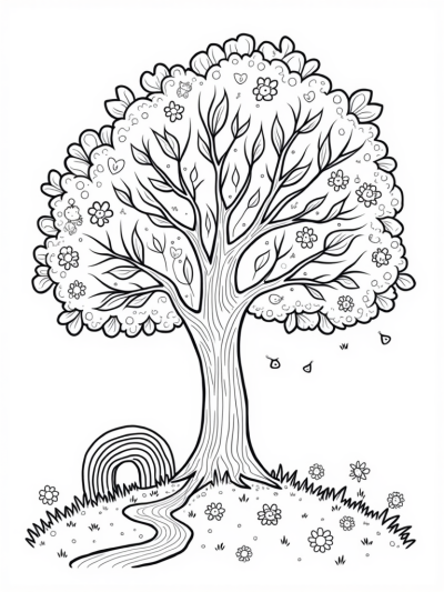 Seasons of a Whimsical Tree