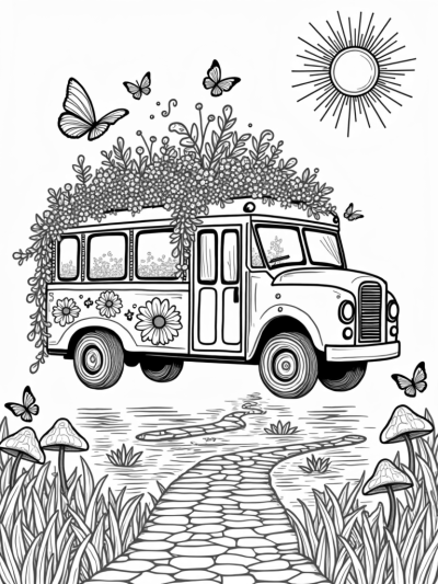 Floating Garden Bus with Lily Pad Wheels
