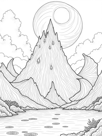 Majestic Mountain and Dragon's Tail