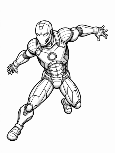 Iron Man and Captain America Battle in the City