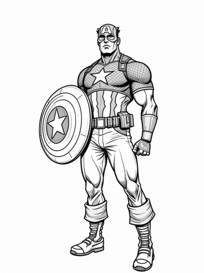 Captain America and Black Widow Team-Up in Action