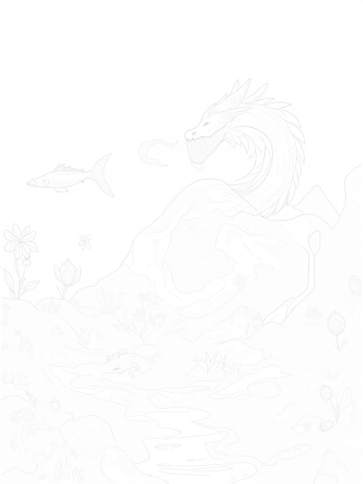 Mountain Dragon and Crystal Oasis