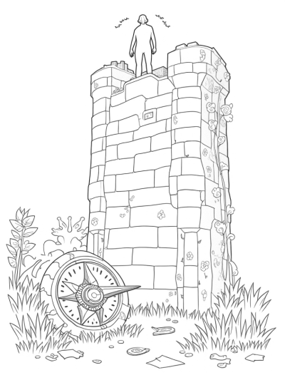 The Mysterious Stone Wall and Compass