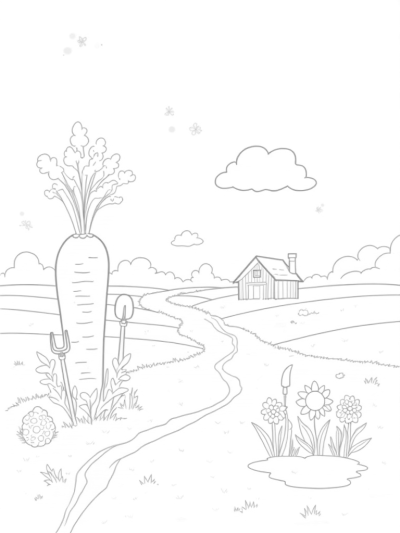 Oversized Vegetables and a Honey River