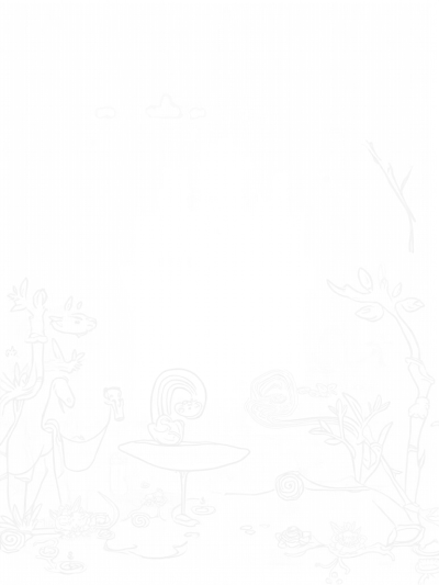 Whimsical Jungle Canopy with Fantastical Animals